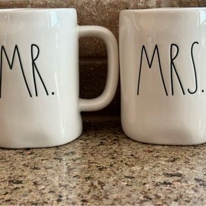 Rae Dunn “Mr” & “Mrs” Mugs